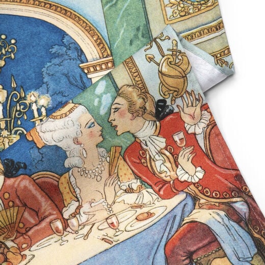 George Barbier tea towel